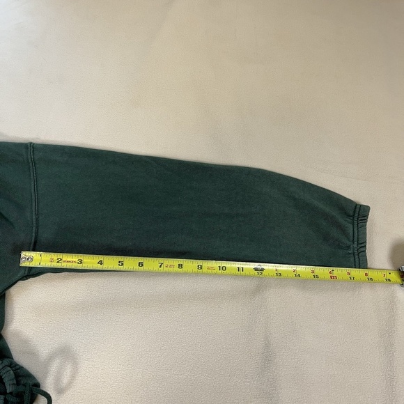 OFFLINE By Aerie Running Late Crop Top Cinch Side Crew Pullover Oversized Womens - Picture 10 of 11